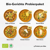 Bio-Gerichte Probierpaket