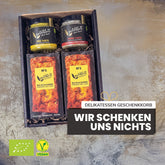 Präsentkorb Wir schenken uns nichts