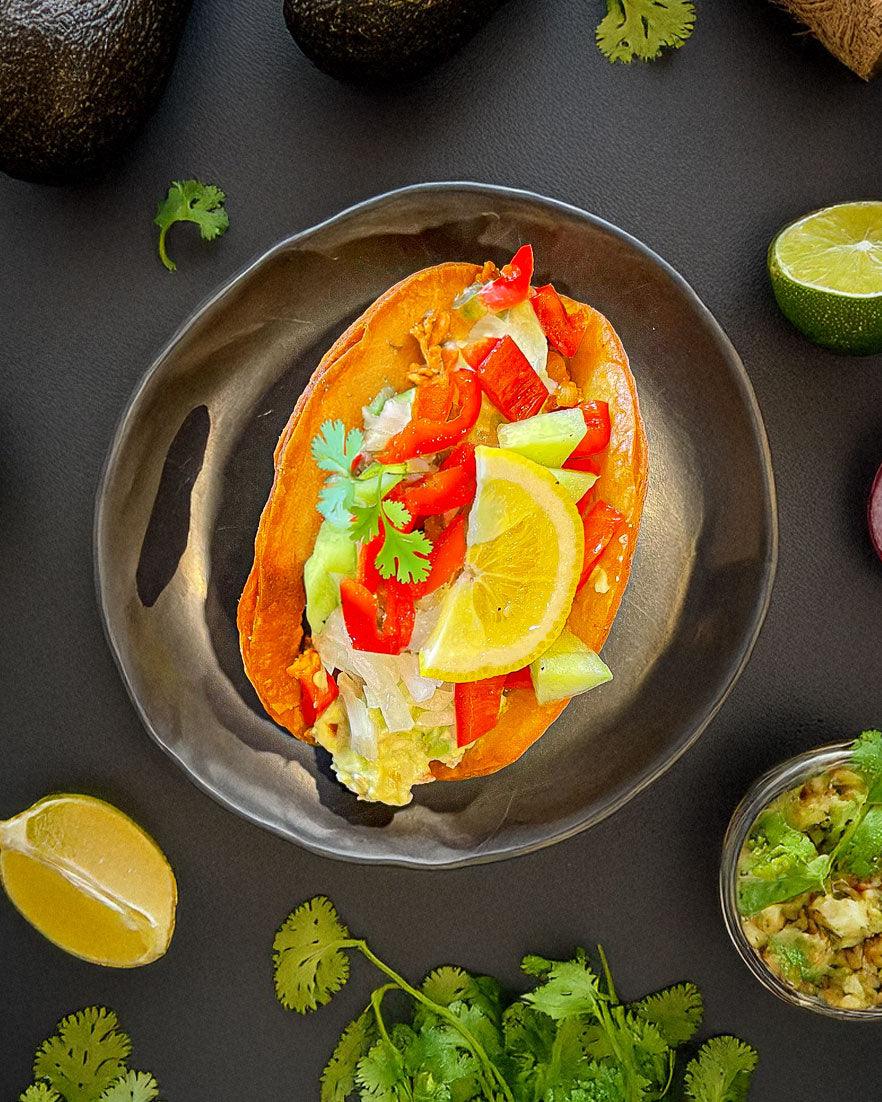Challenge Tag 24/30: Tacos mit würzigem Hack und Avocadocreme