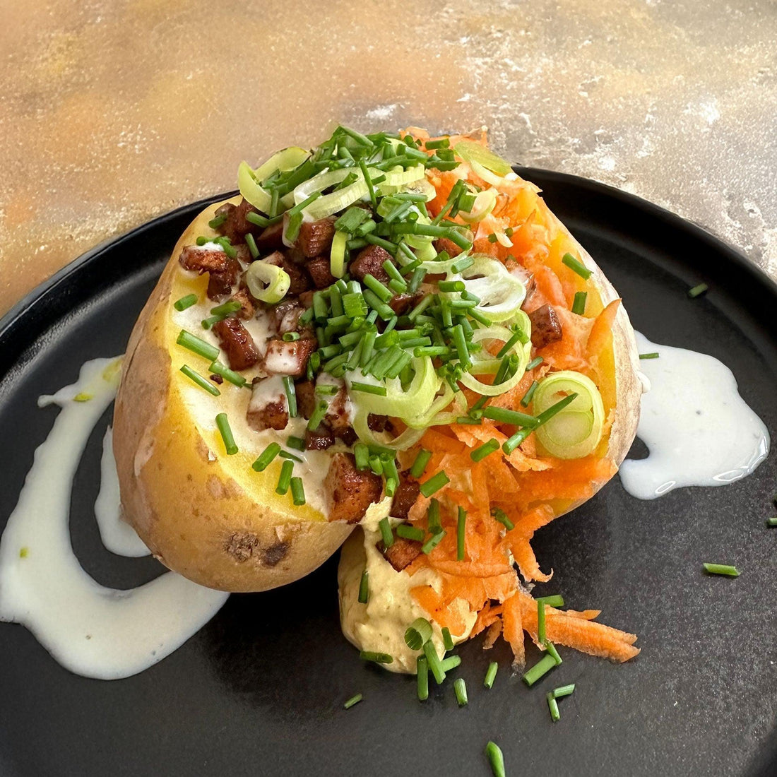 Challenge Tag 26/30: Kumpir Ofenkartoffel mit Lax Creme