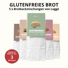 Glutenfreie Brotbackmischungen von Loggä