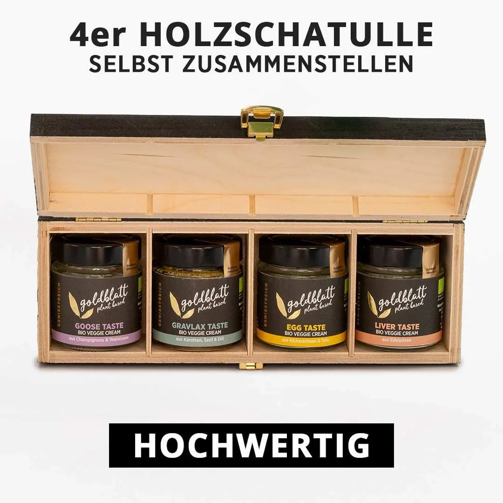 Goldblatt Holzschatulle