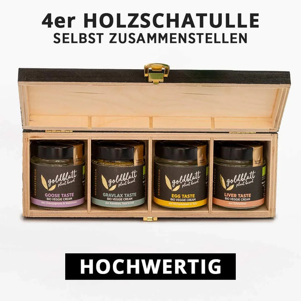 Goldblatt Holzschatulle