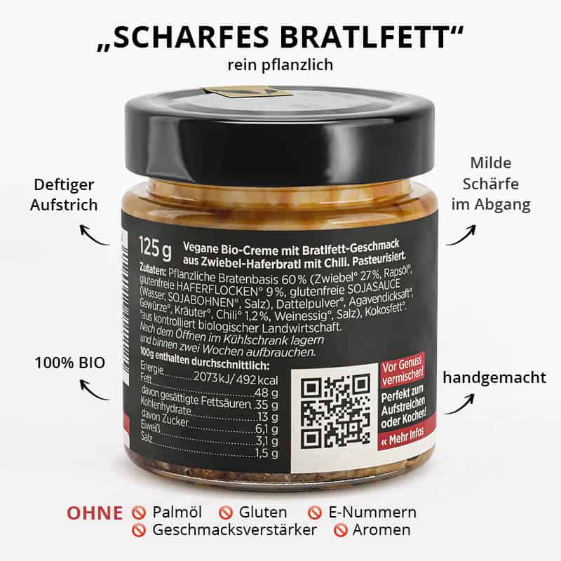 Scharfes Bratlfett von Goldblatt