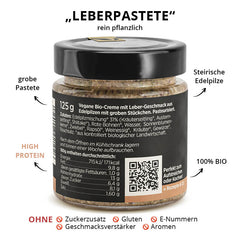 Zutaten Liver Taste - grober Leberaufstrich