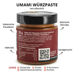 Zutaten Red Umami Würzpaste