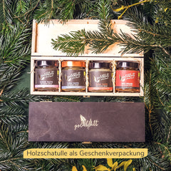 Goldblatt Holzschatulle