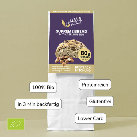SUPREME BREAD mit Haselnüssen