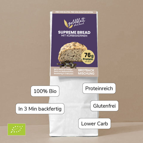 SUPREME BREAD mit Kürbiskernen