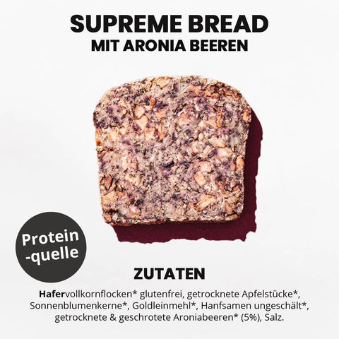 SUPREME BREAD mit Aronia Beeren