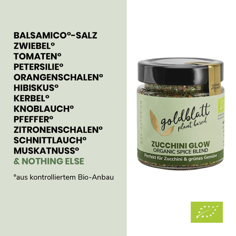 Bio Zucchini Glow – Topping