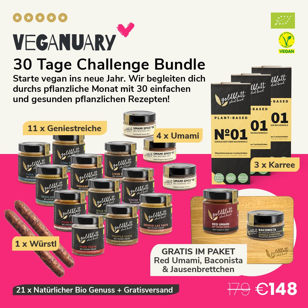 Veganuary - 30 Tage Challenge Bundle